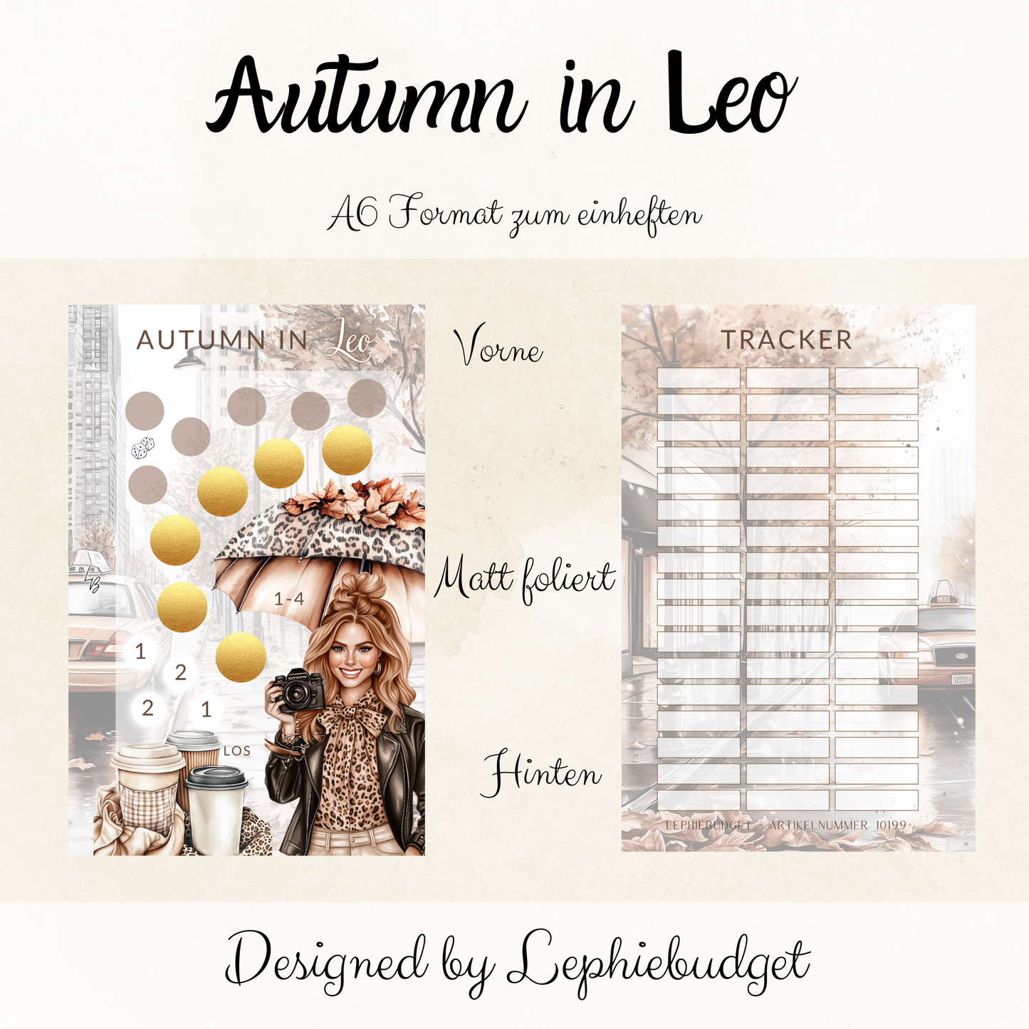 Autumn in Leo / A6 zum einheften