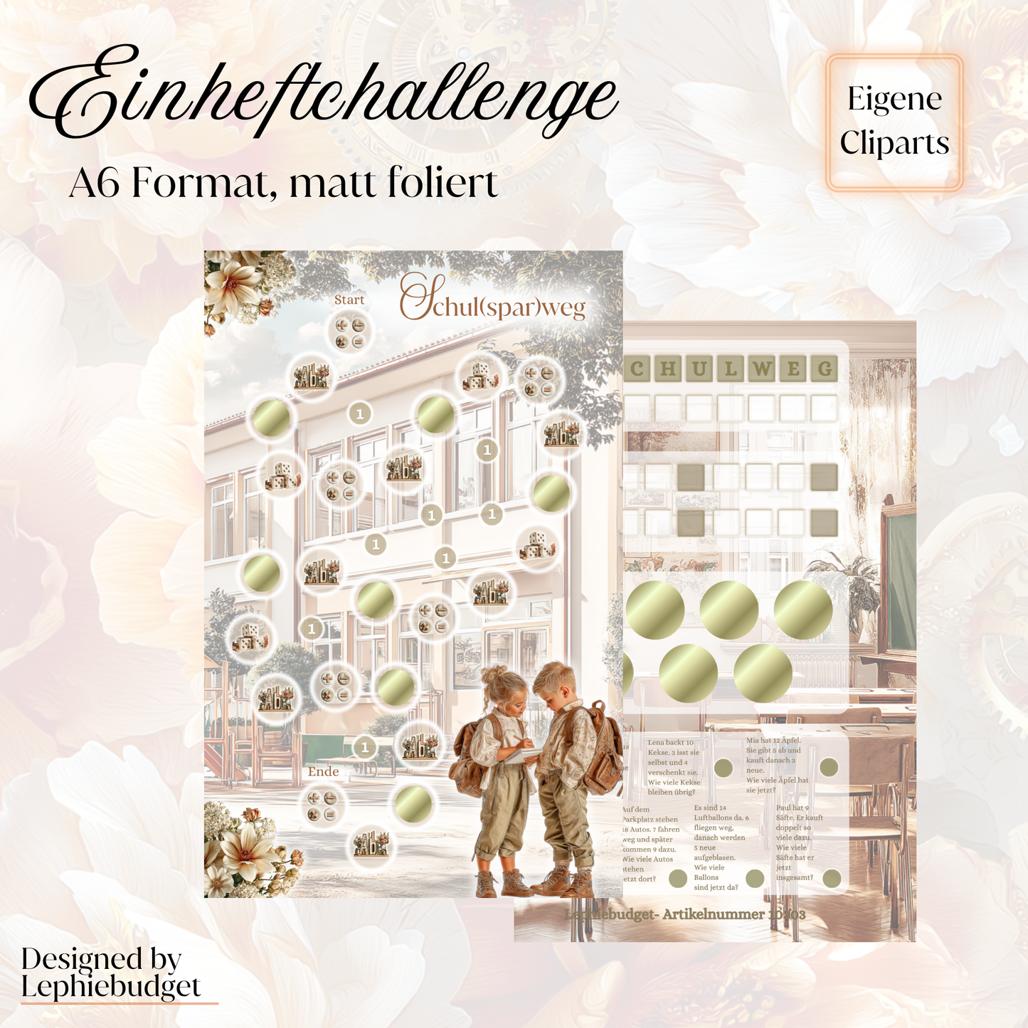 Schul(spar)weg / Einheftchallenge