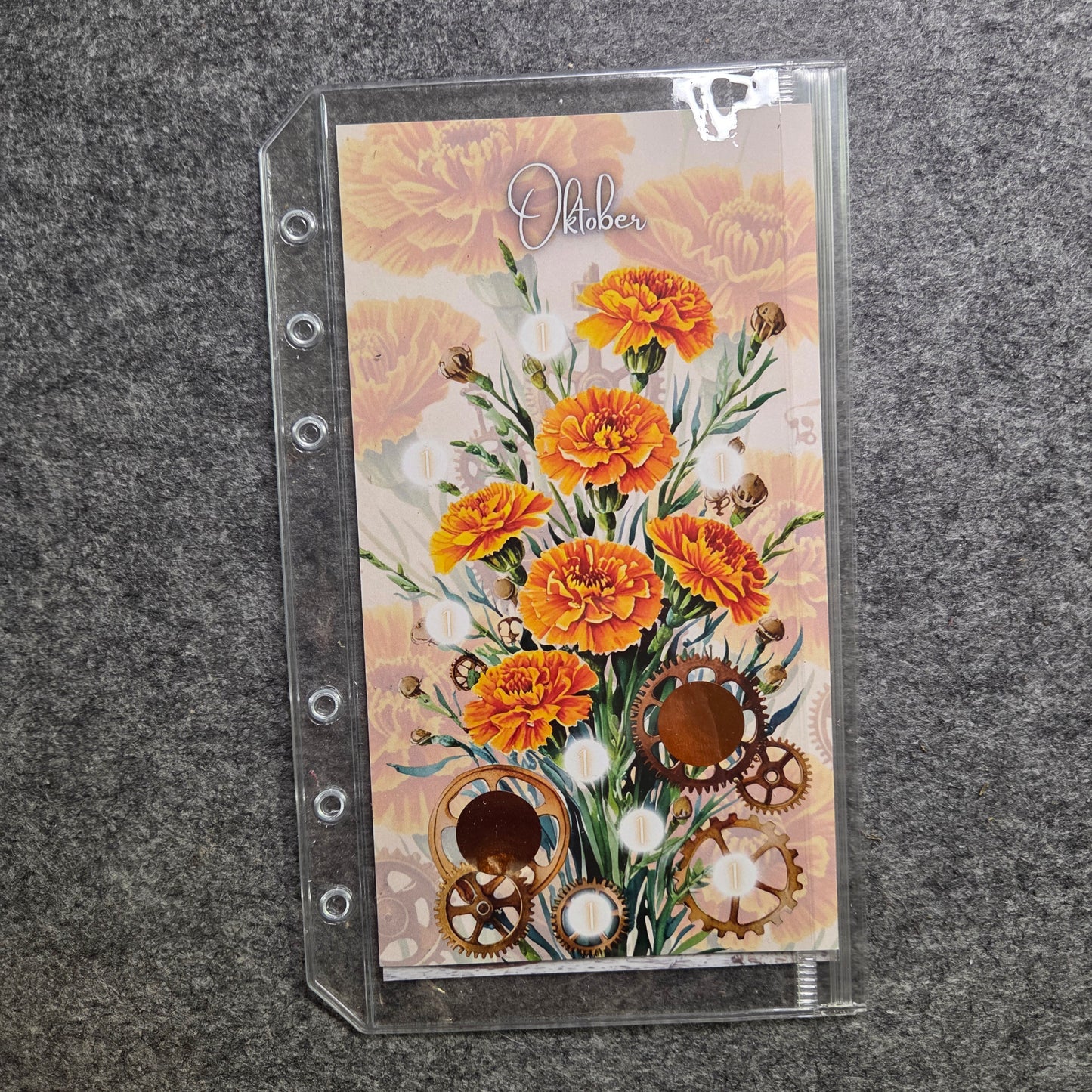 A6 Double Clear Hülle mit Druckverschluss