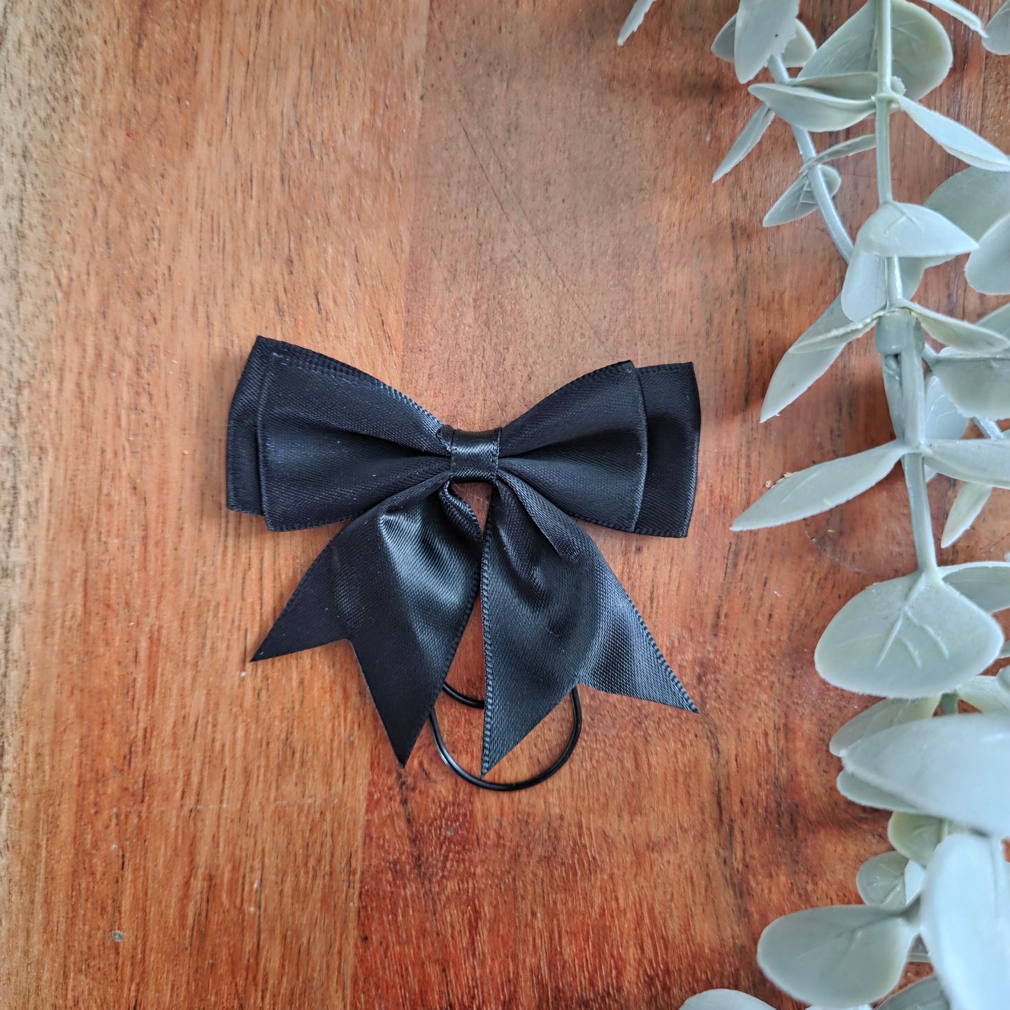 (Kopie) Büroklammern "Satinschleifen schwarz"