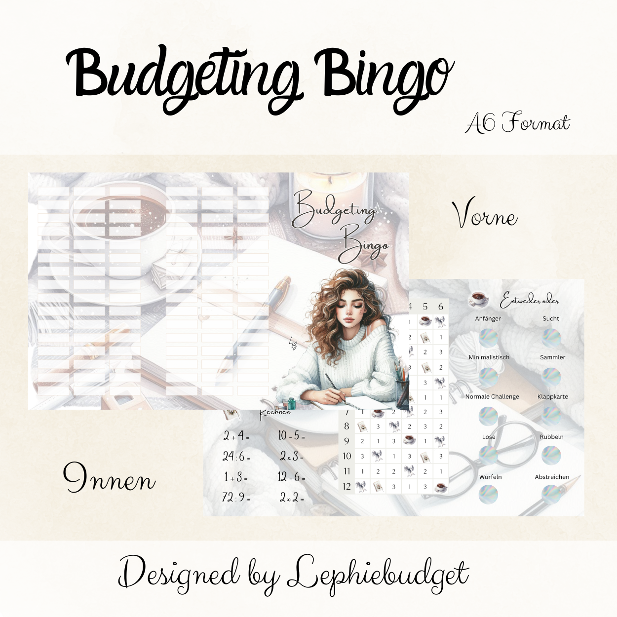 Budgeting Bingo / Klappkarte