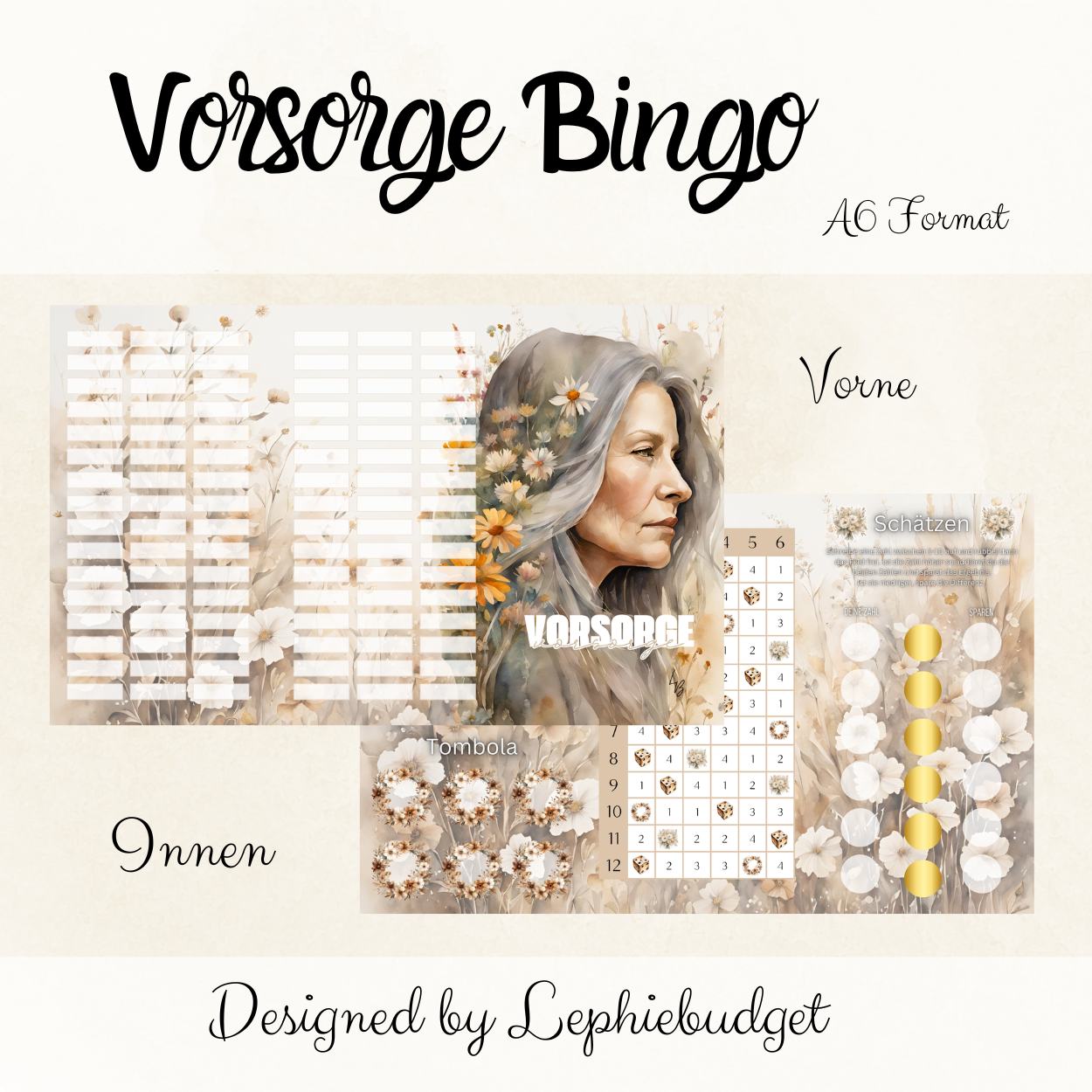 Vorsorge Bingo / Klappkarte