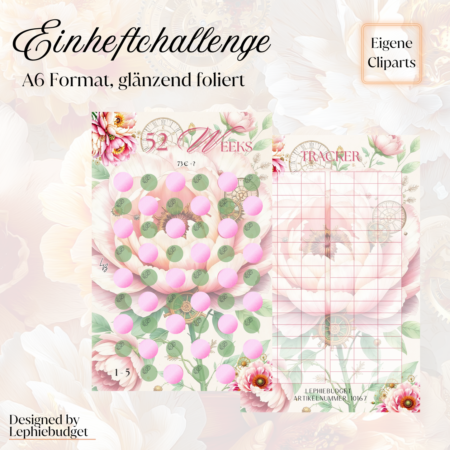 52 Wochen / A6 zum einheften