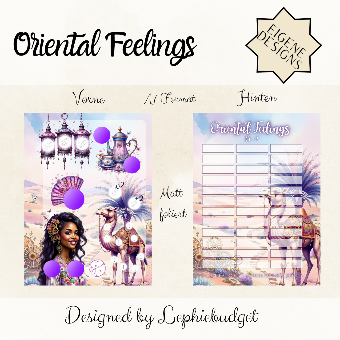 Oriental Feelings / A7 zum einheften