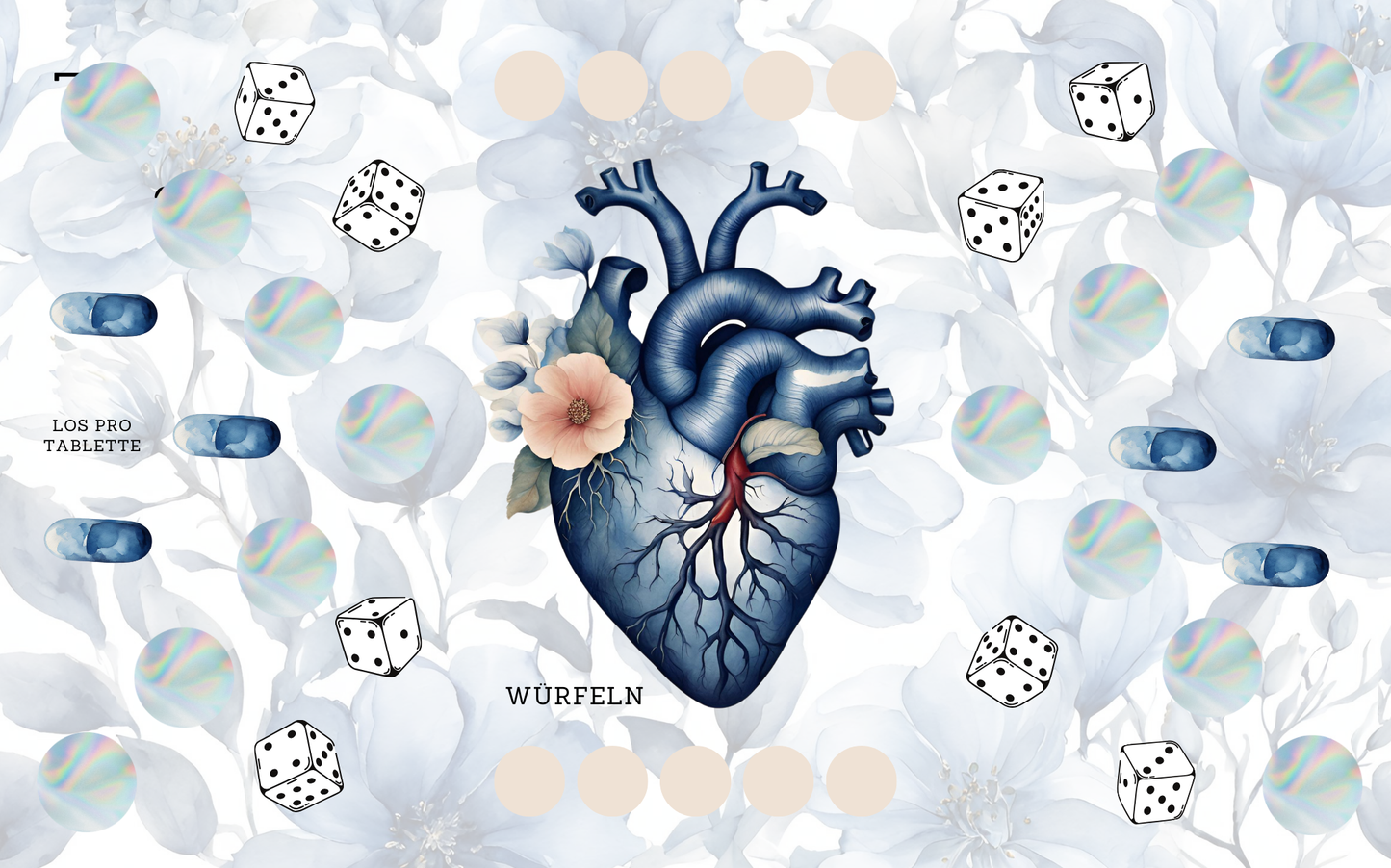 Health / Dreifach Klappkarte