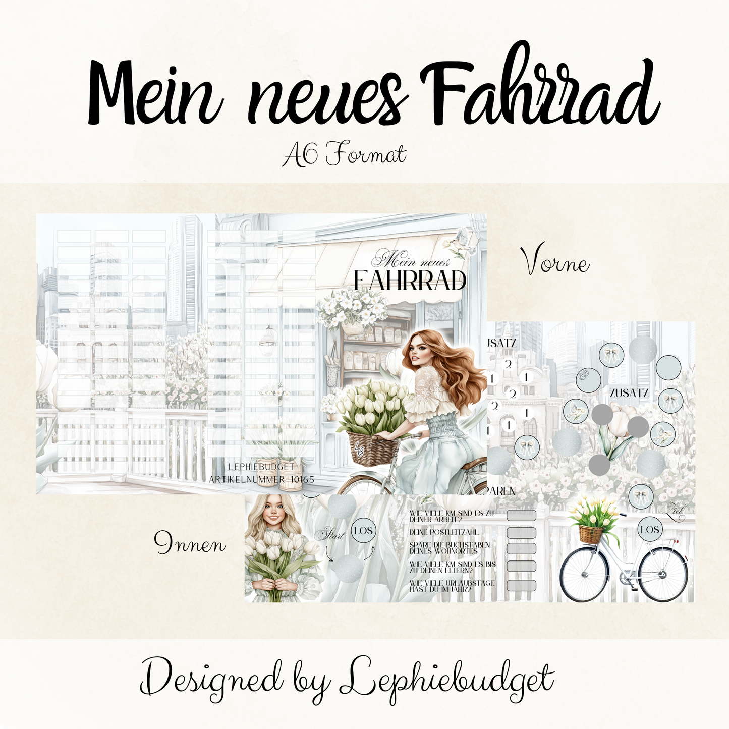 Mein neues Fahrrad / Klappkarte
