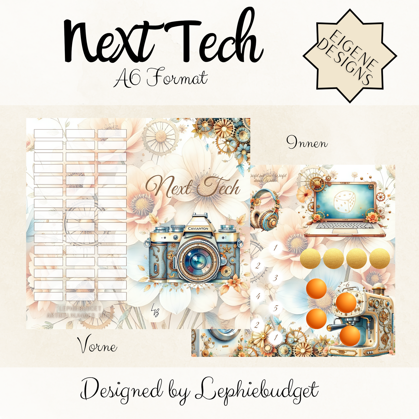 Next Tech / Klappkarte