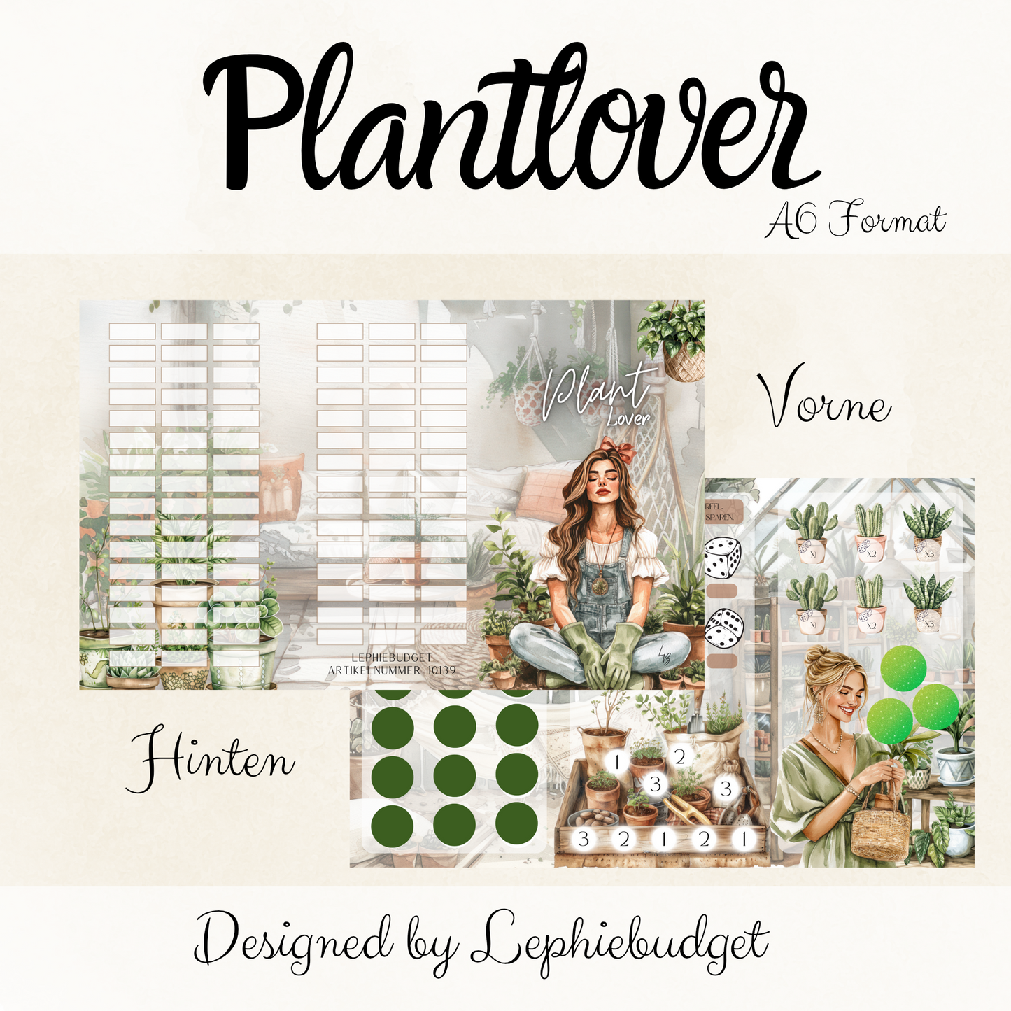 Plantlover / Klappkarte