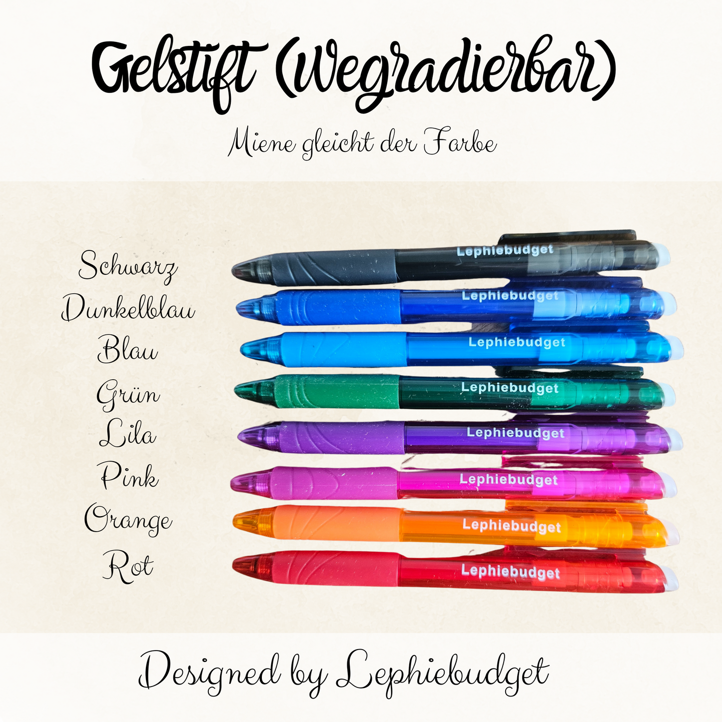 Gelstift (wegradierbar)