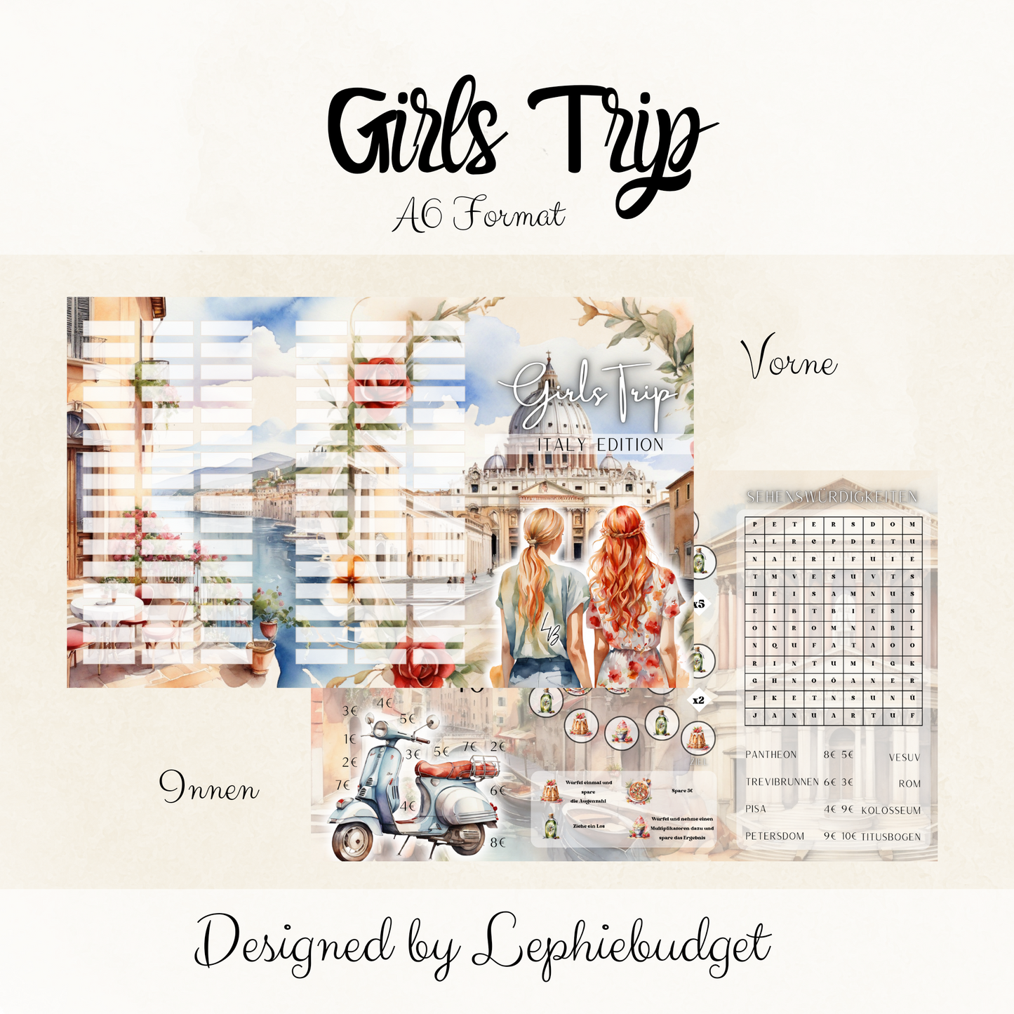 Girls Trip / Klappkarte