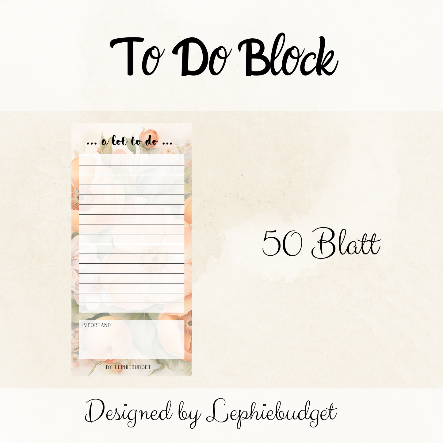 Block "To Do"
