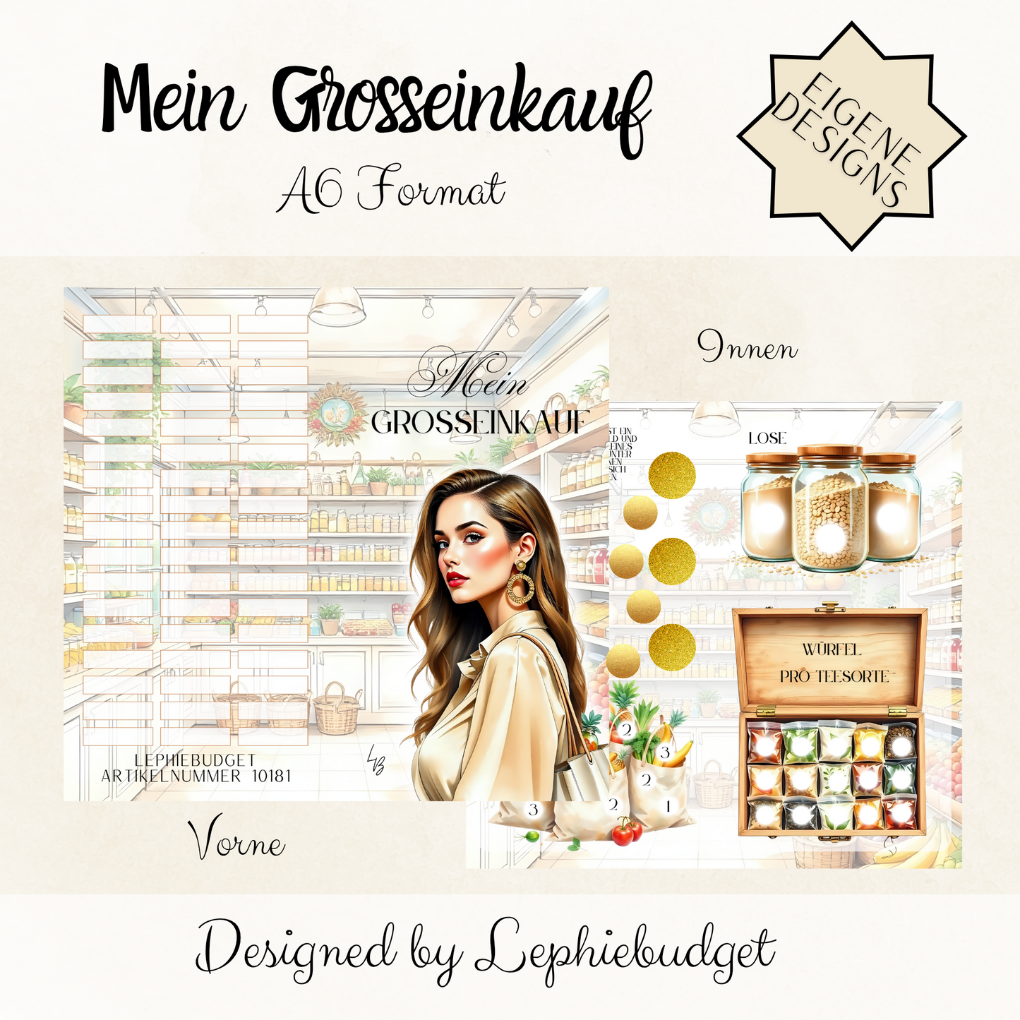 Mein Grosseinkauf (foliert) / Klappkarte