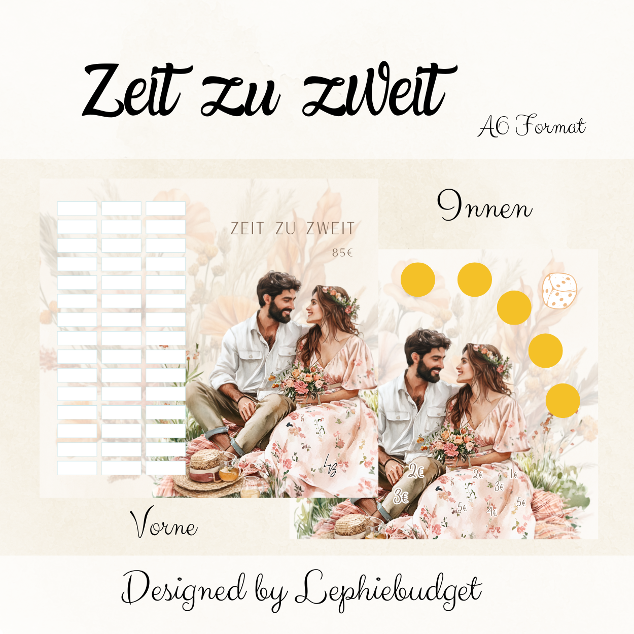 Zeit zu Zweit / Klappkarte