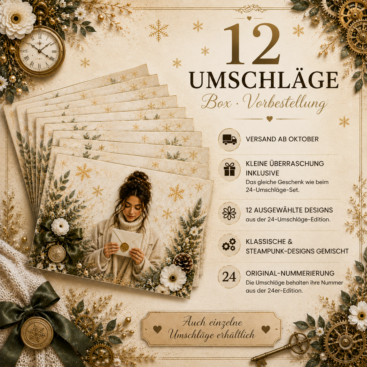 12 Umschläge Box (Vorbestellung)
