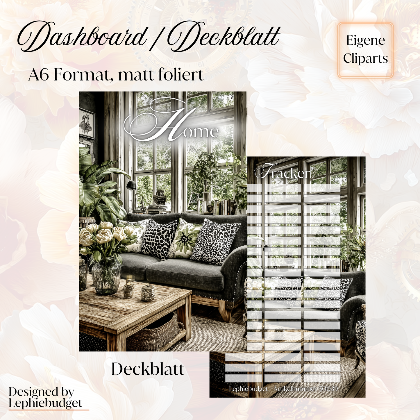 Dashboard und Deckblatt "Home"