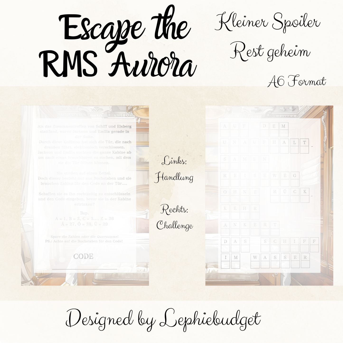 ESCAPE the RMS Aurora