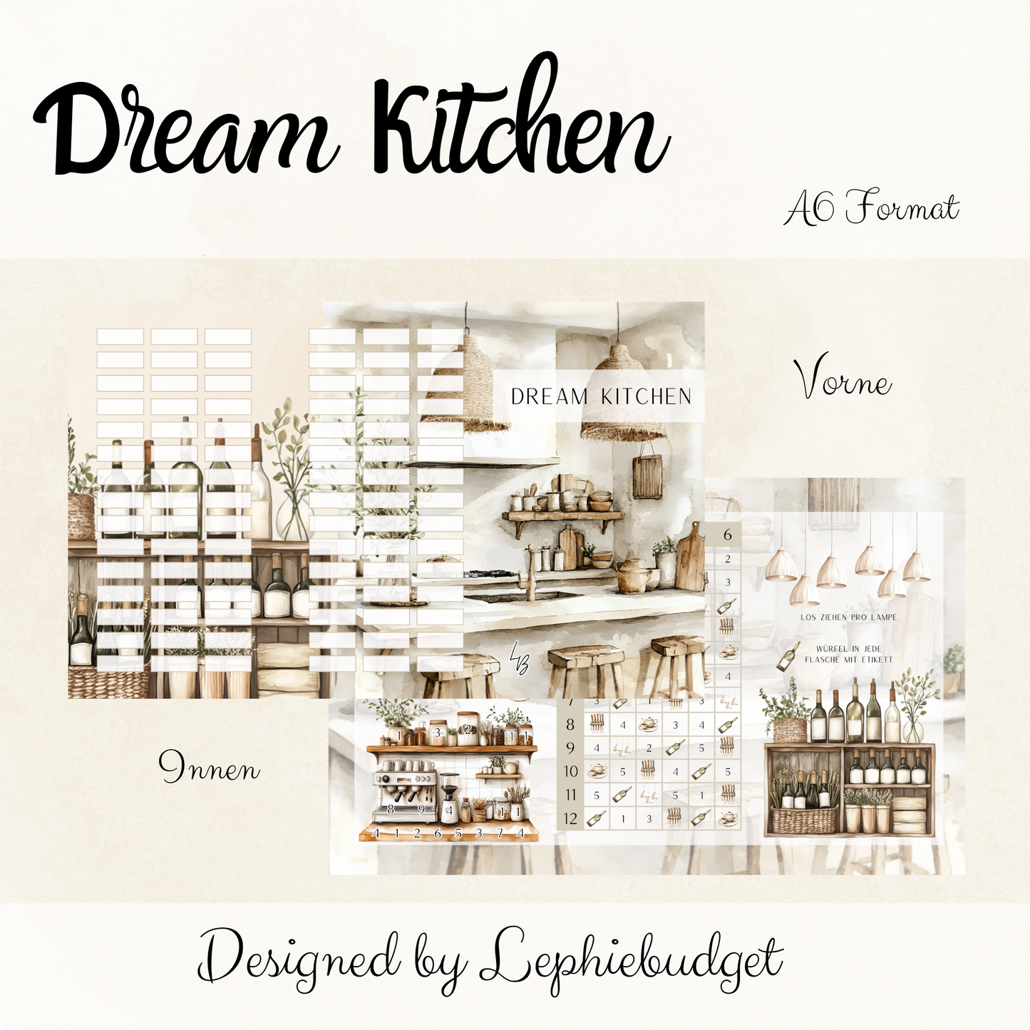 Dream Kitchen / Klappkarte