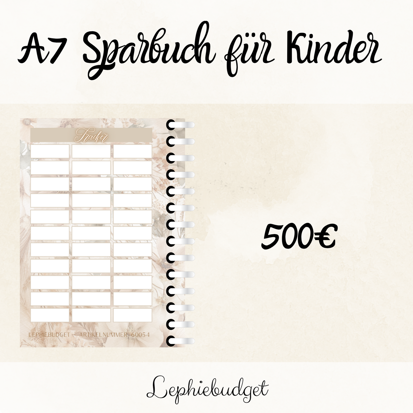 Kinder Sparbuch / A7