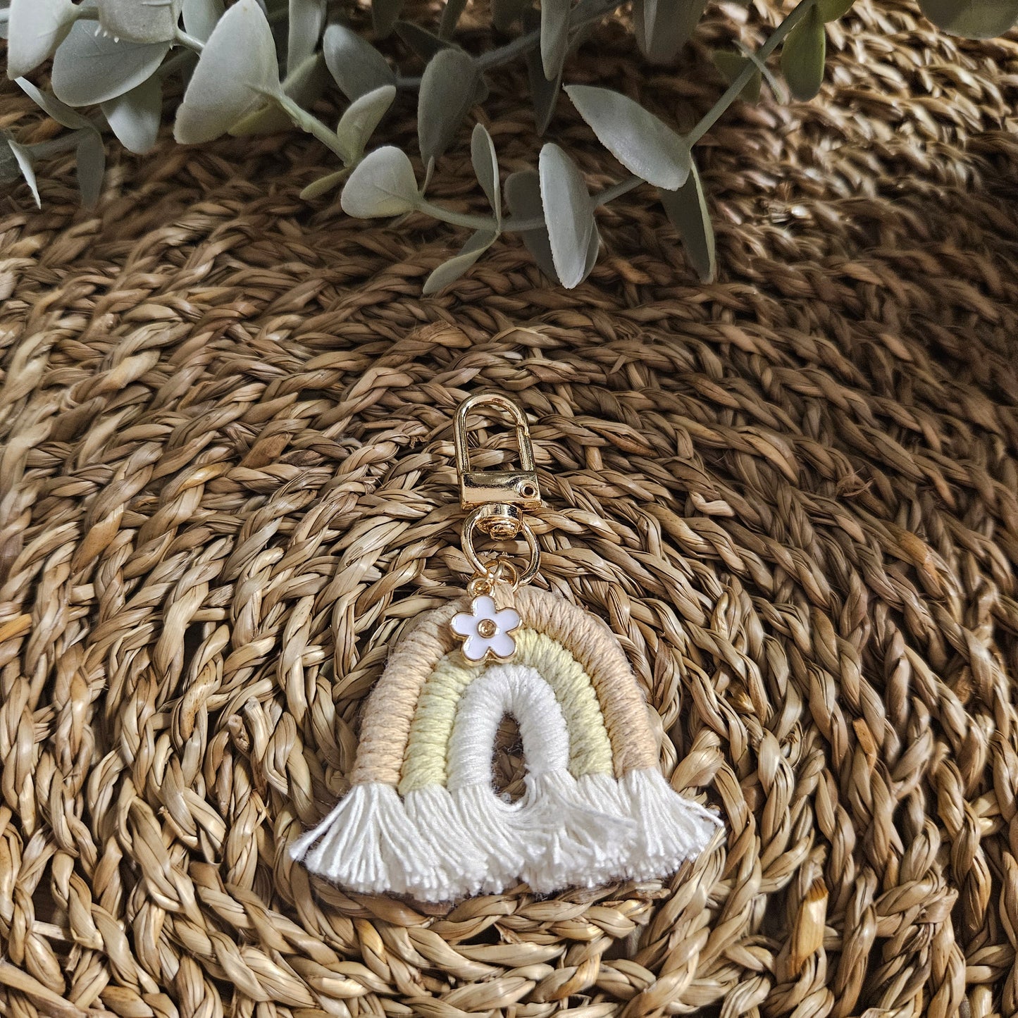 Anhänger "Regenbogen beige"