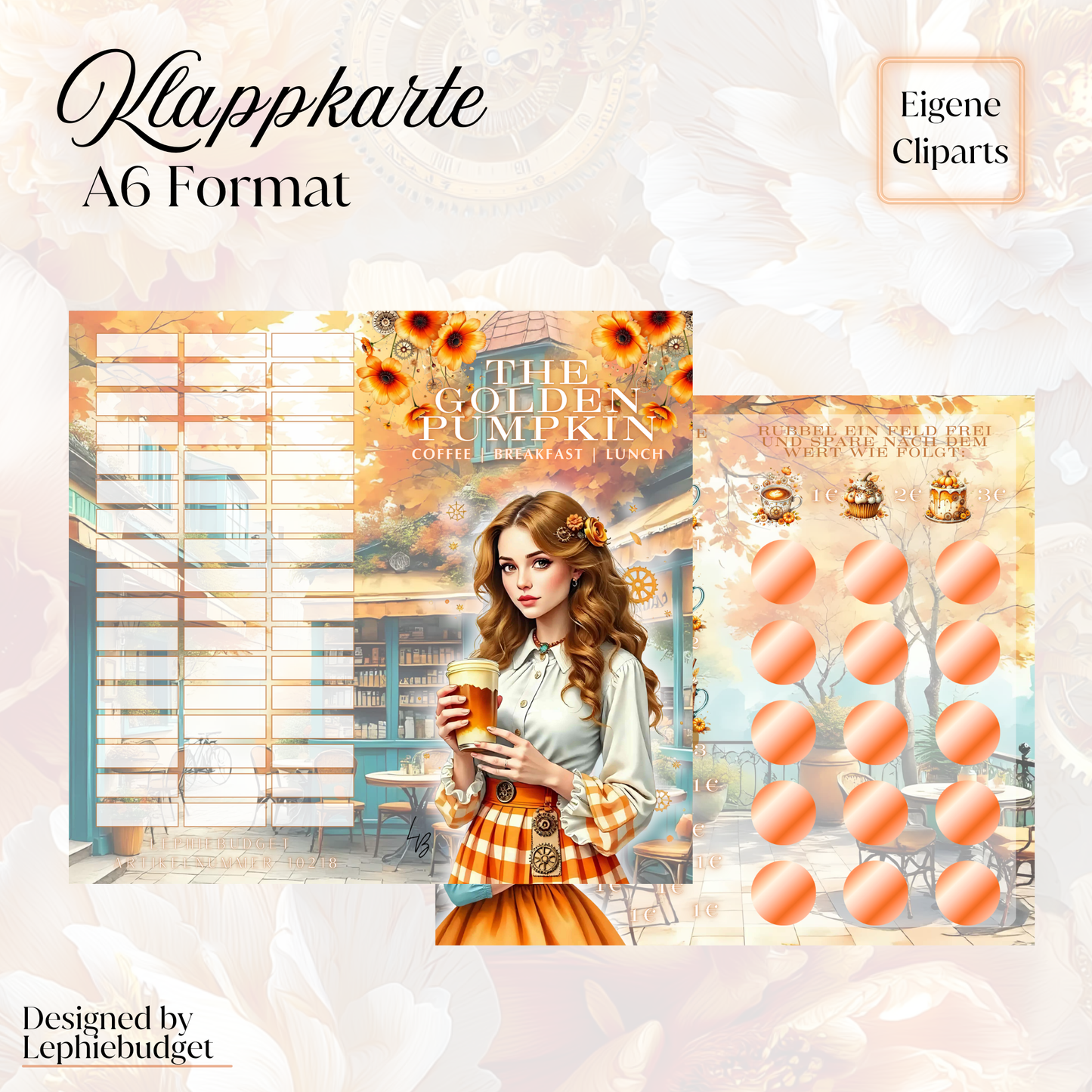 Golden Pumpkin / Klappkarte