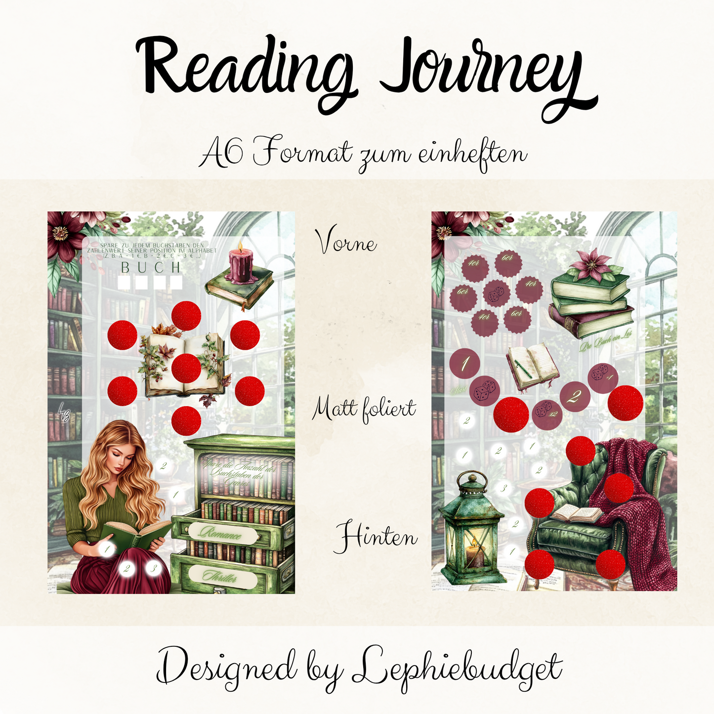Reading Journey / A6 Einheftchallenge
