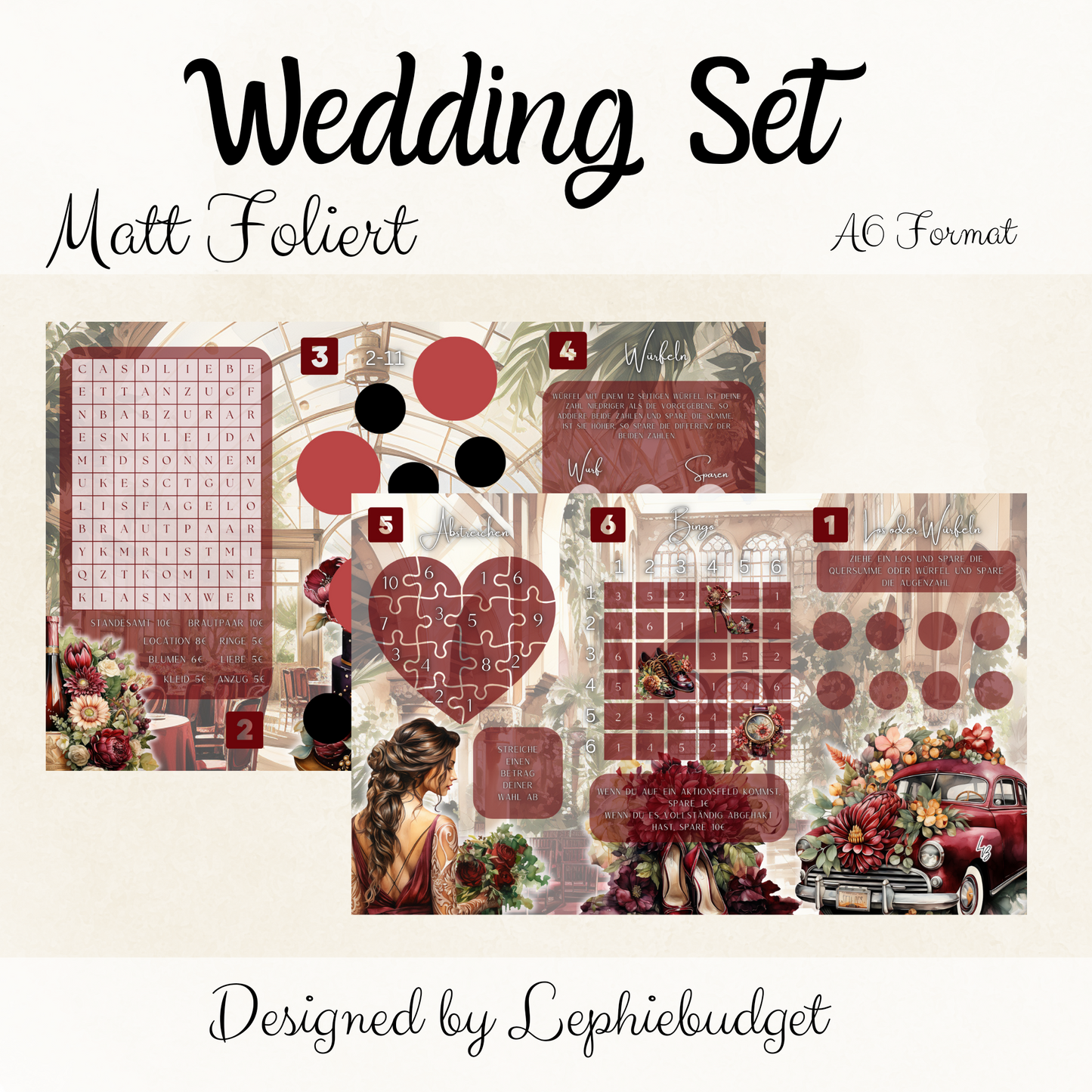 Wedding Set / Klappkarte