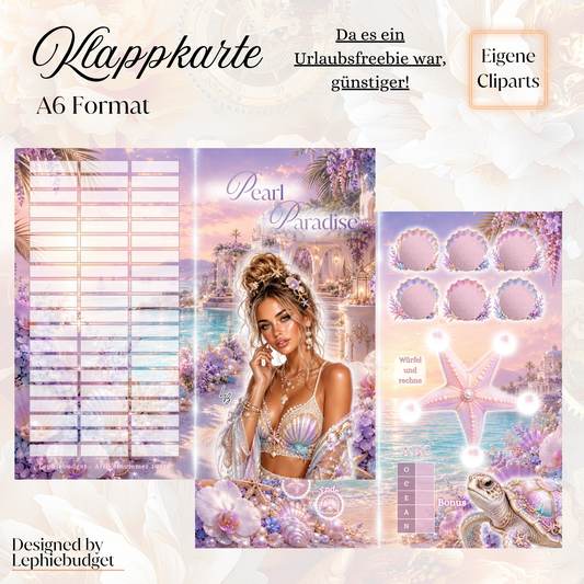 Pearl Paradise / Klappkarte