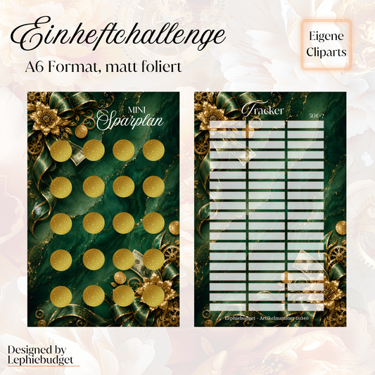 Mini Sparplan / A6 zum einheften