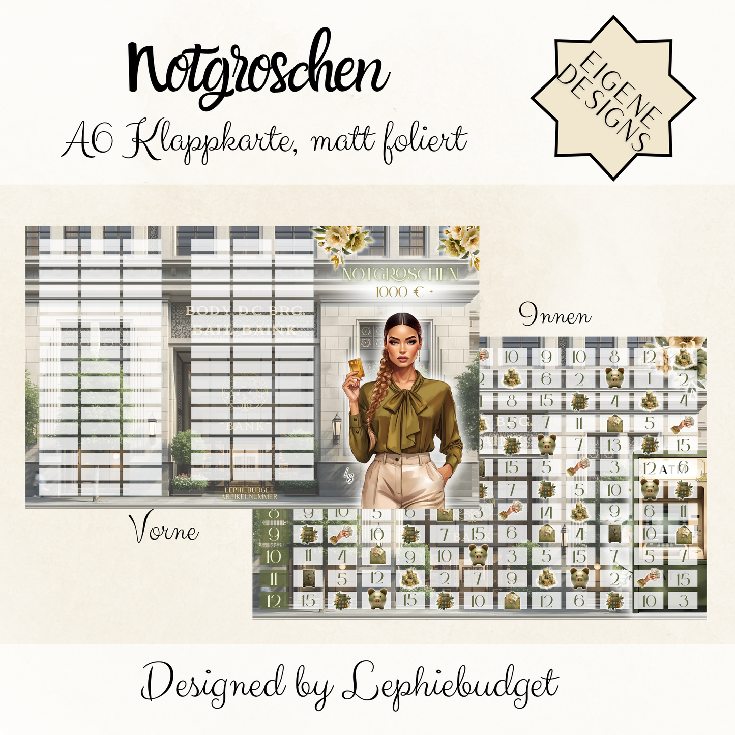 Notgroschen Set (foliert)