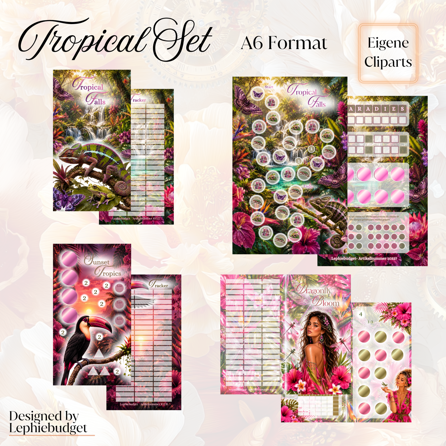 Tropical Set / auch einzeln erhältlich
