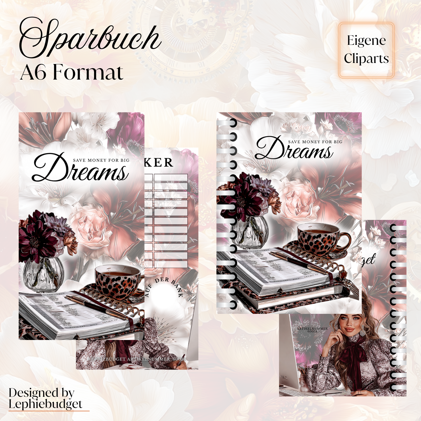 Save money for big dreams / Sparbuch