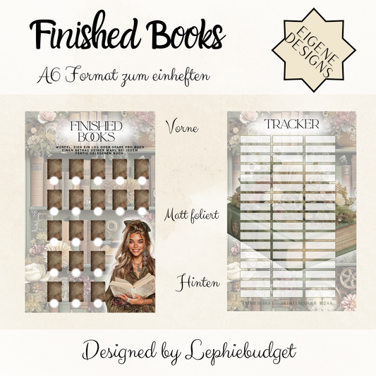 Finished Books / A6 zum einheften