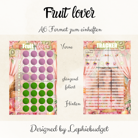 Fruit lover / A6 zum einheften