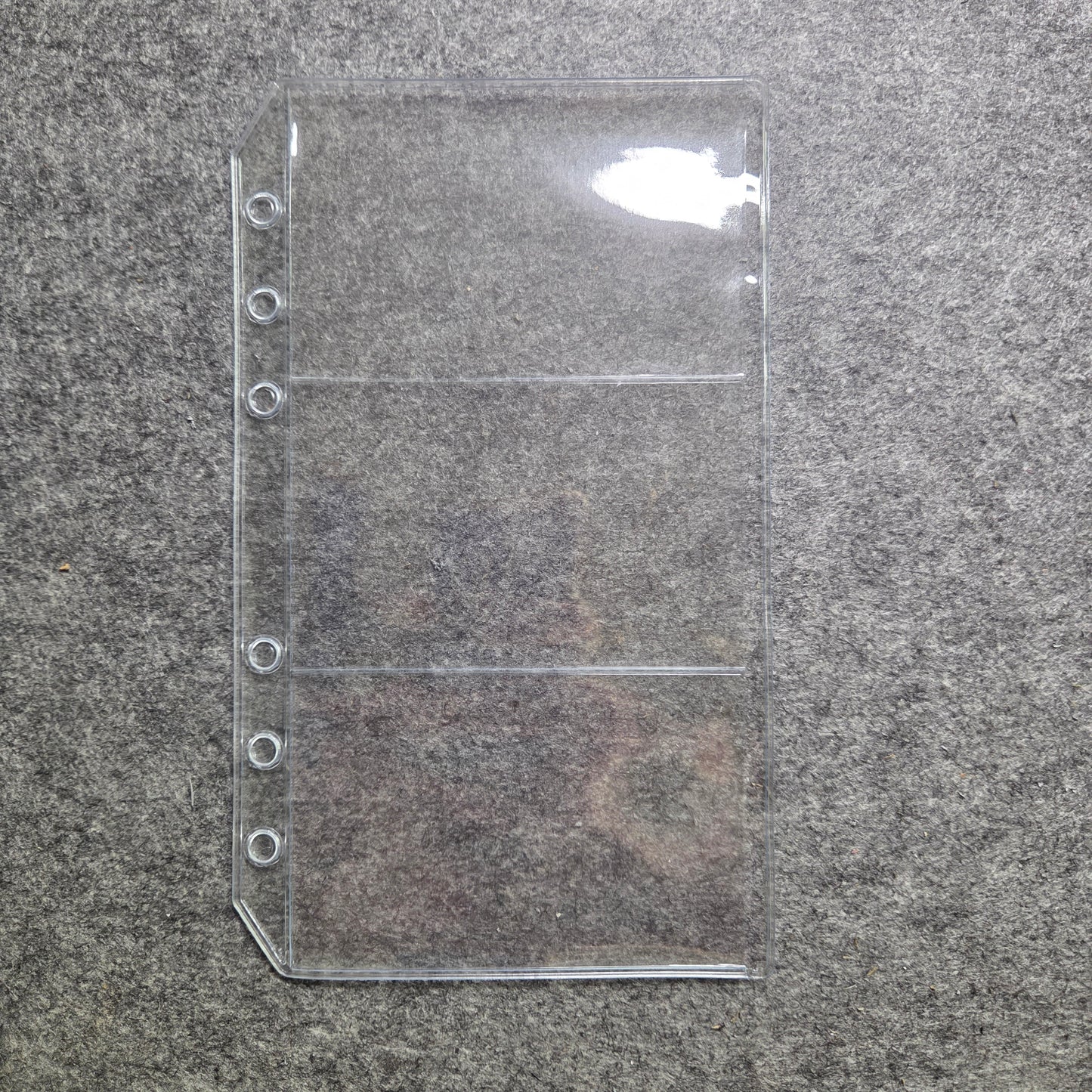 A6 Double Clear Hülle, 1-fach und 3-fach (3 Stück)