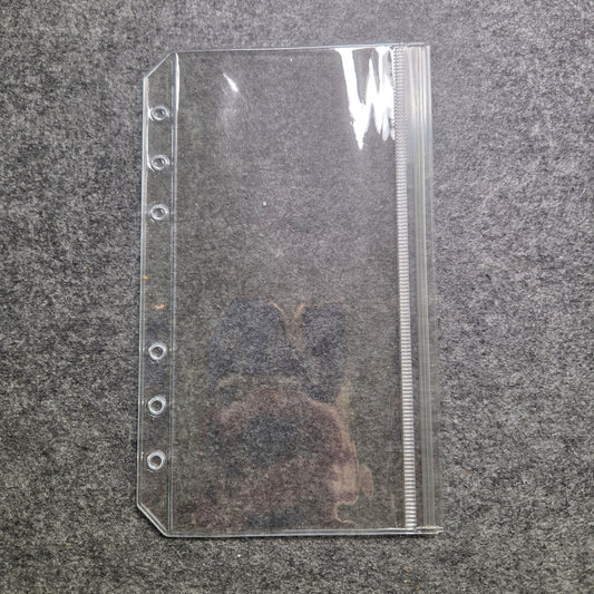 A6 Double Clear Hülle mit Druckverschluss