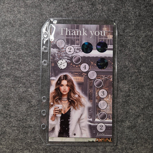 A6 Clear Hülle / 2 Fächer / Seiteneinschub 2.0