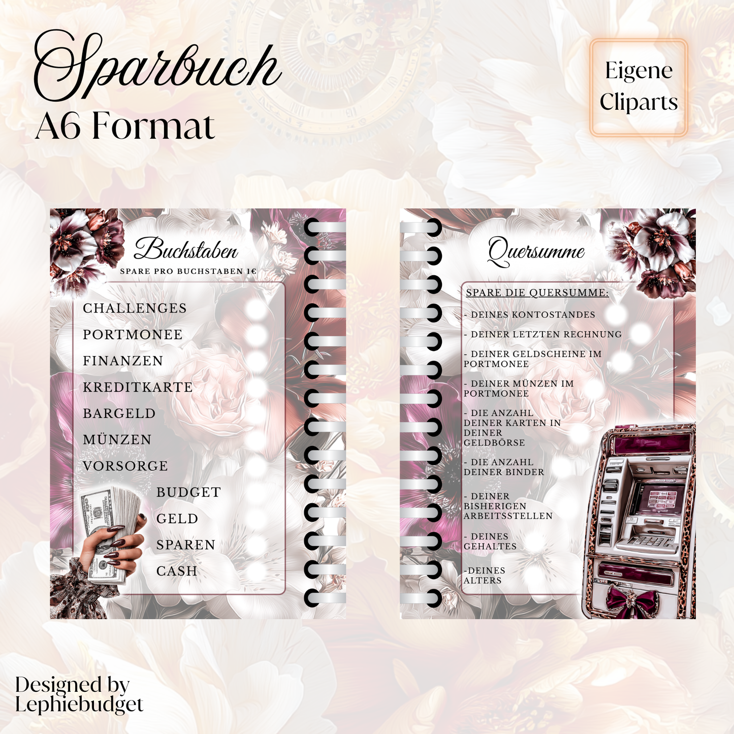 Save money for big dreams / Sparbuch