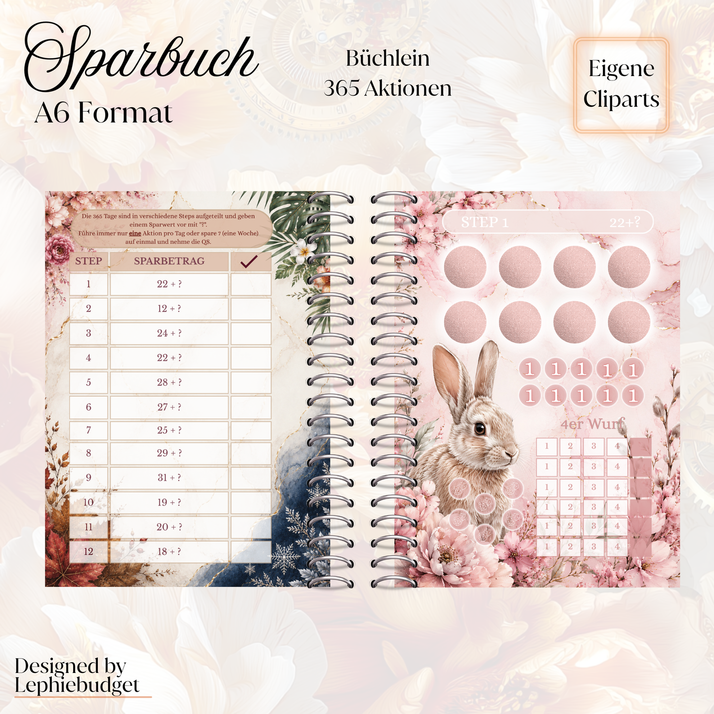 365 Days of Saving / Sparbuch