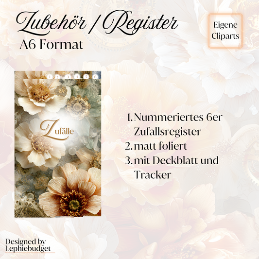 Zufallsregister (6 Zufälle) grün