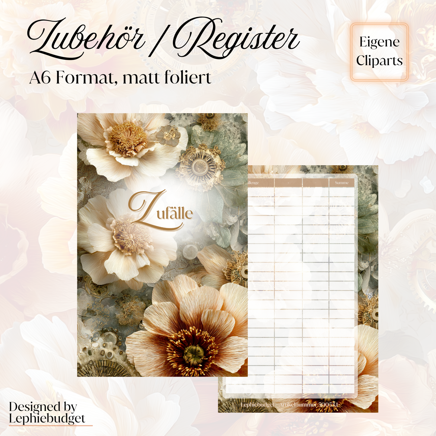 Zufallsregister (6 Zufälle) grün