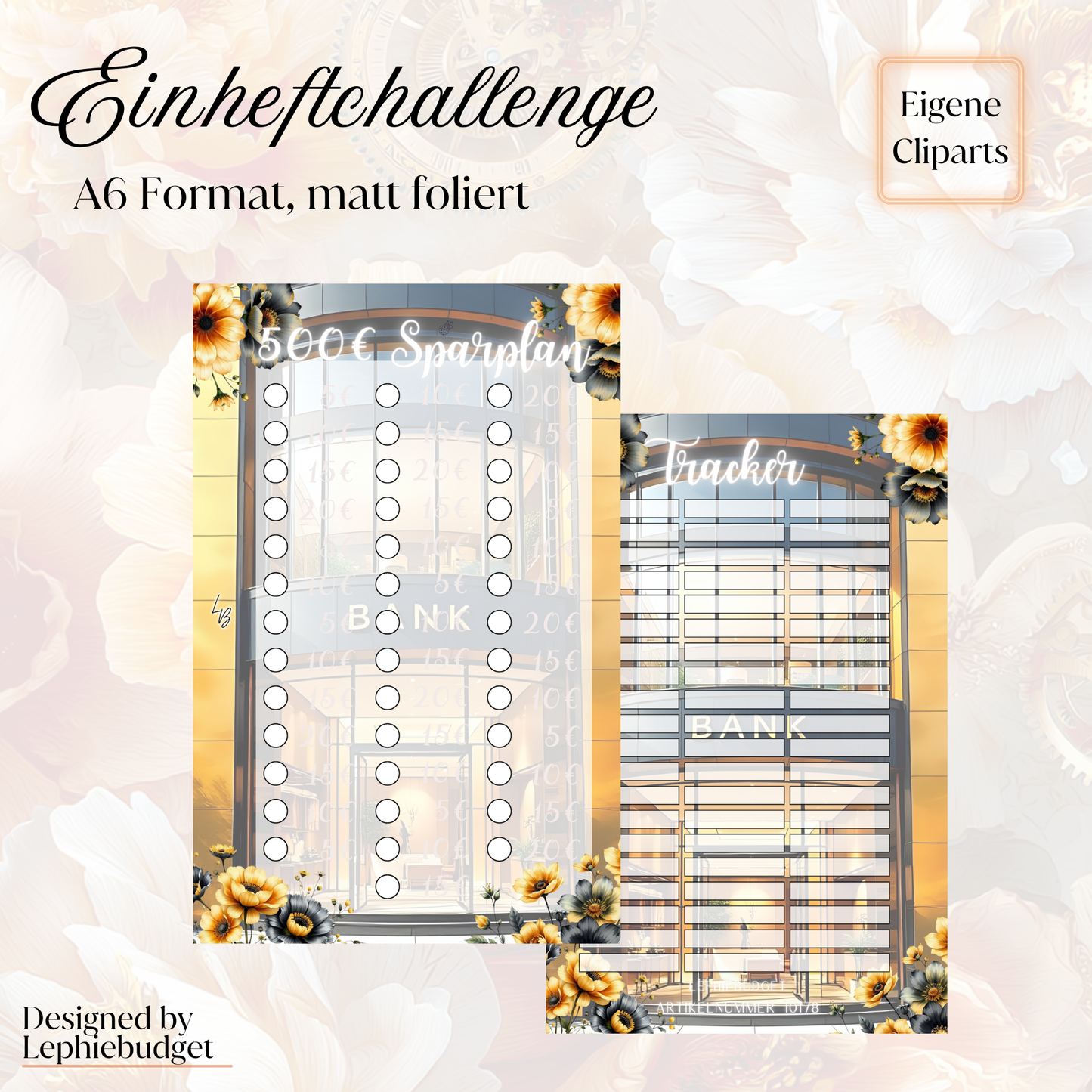 500€ Sparplan / A6 zum einheften