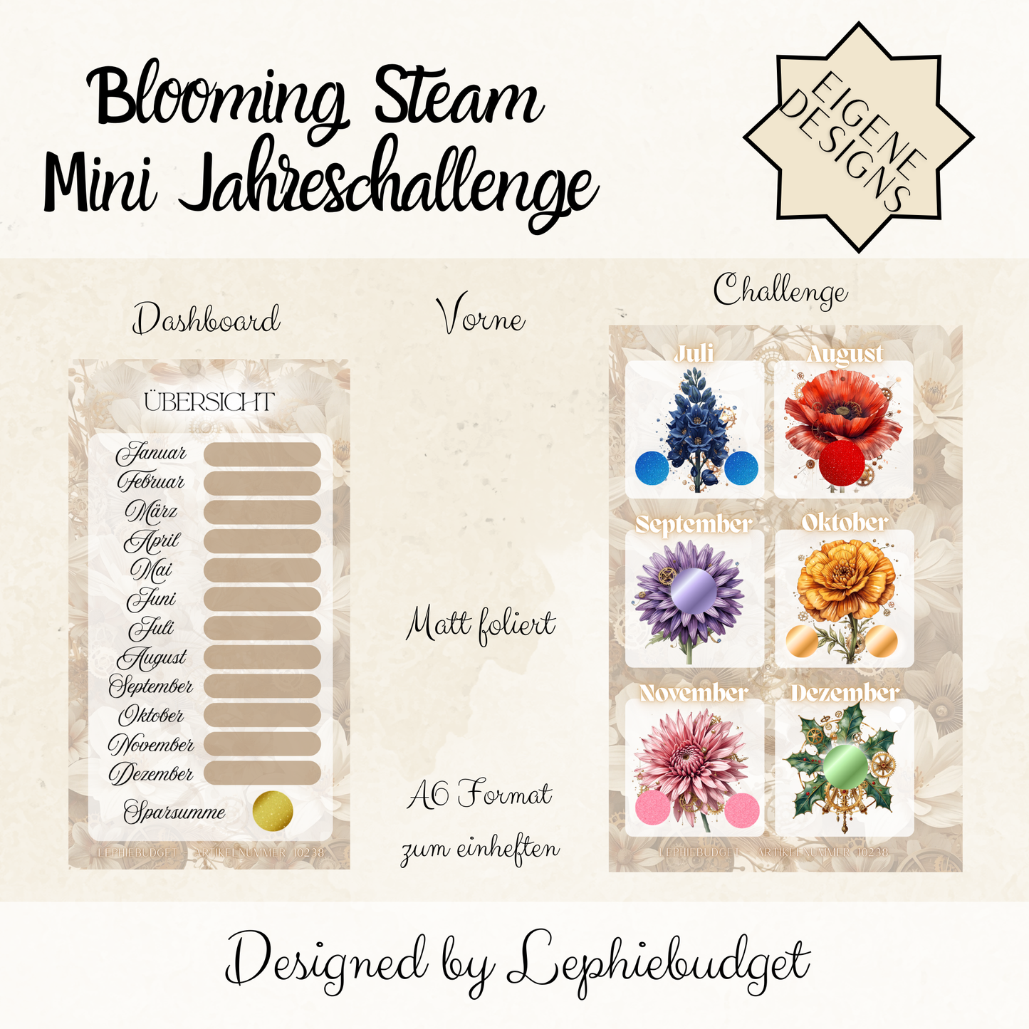 Blooming Steam Minijahreschallenge