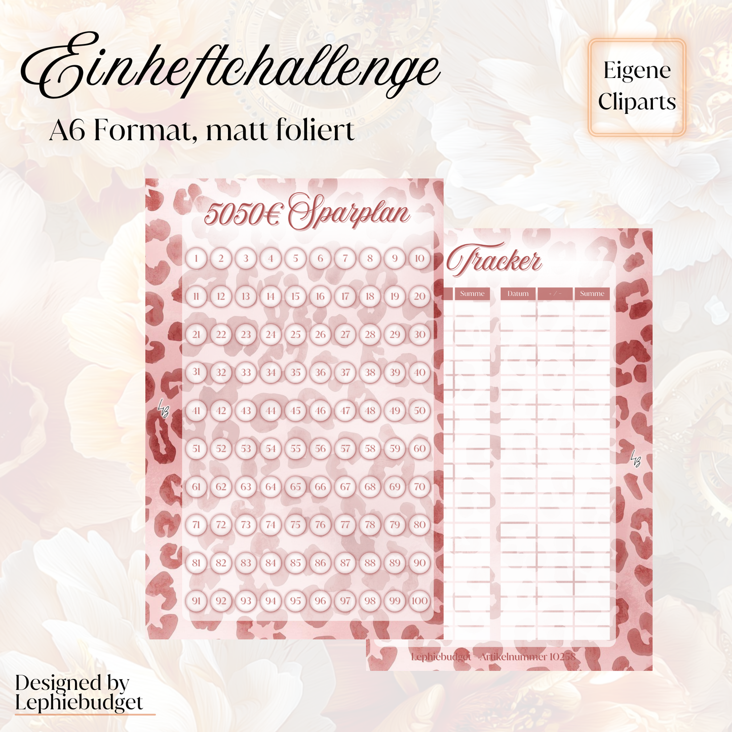 5050€ Sparplan / Einheftchallenge