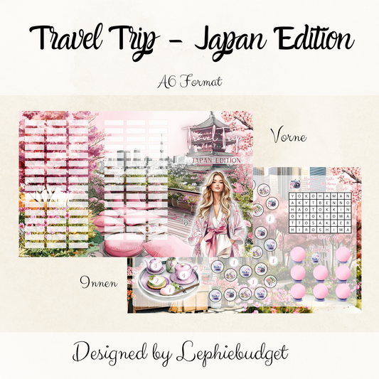 Travel Trip Japan / Klappkarte
