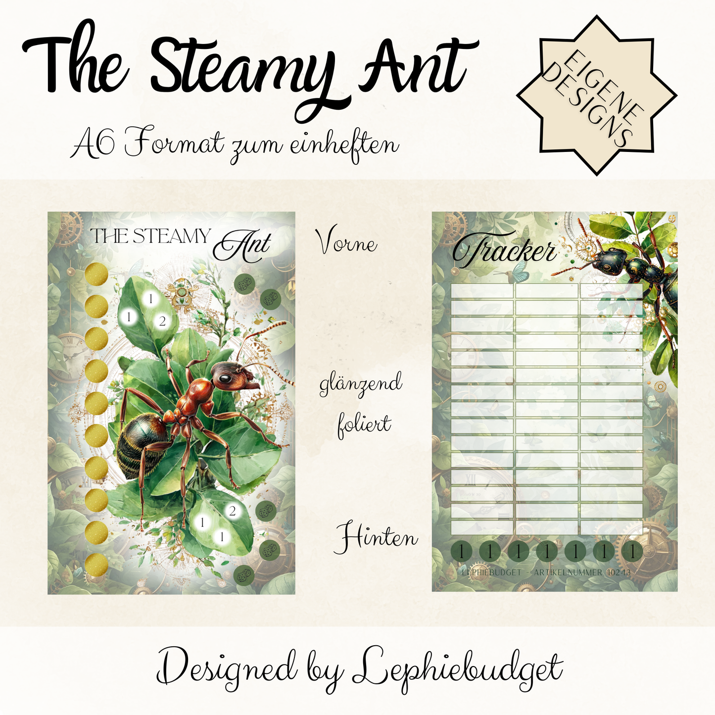 The Steamy Ant / A6 zum einheften