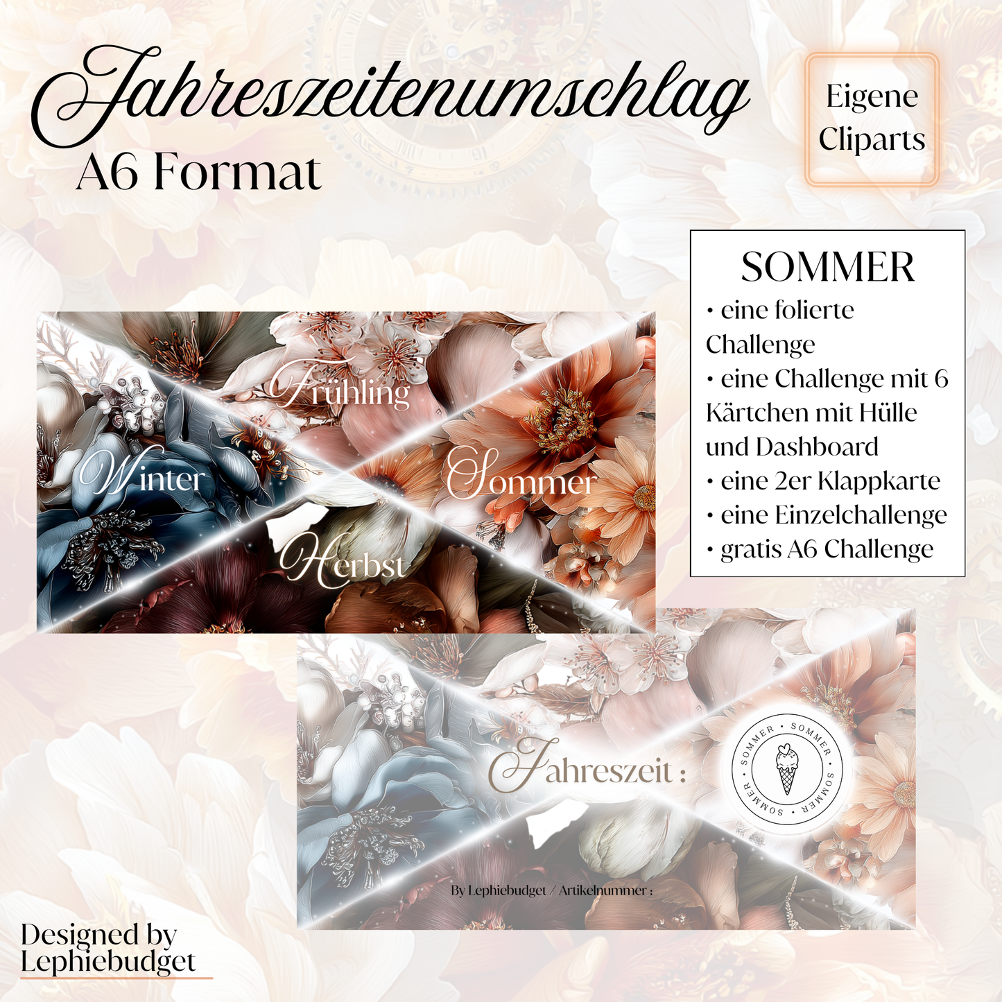 Jahreszeitenumschlag