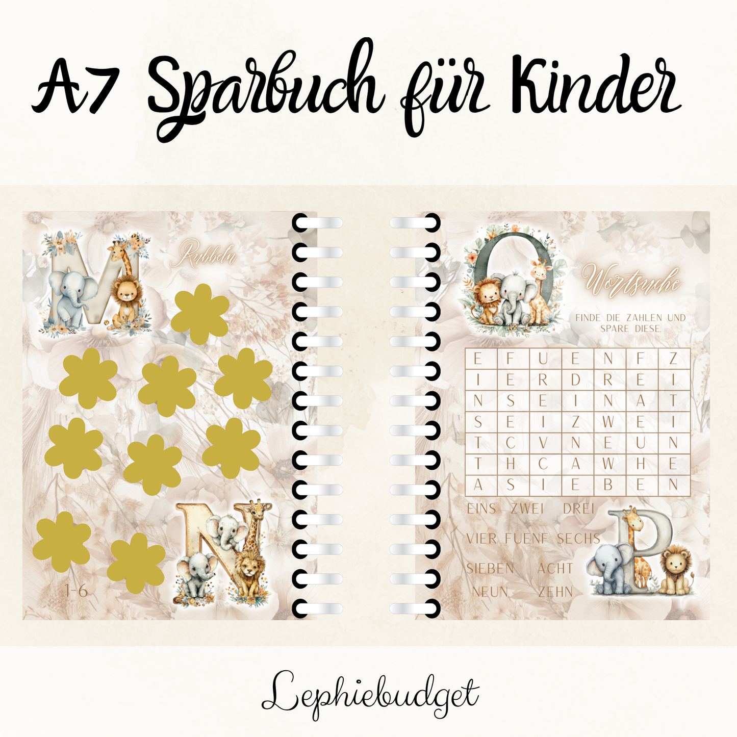 Kinder Sparbuch / A7