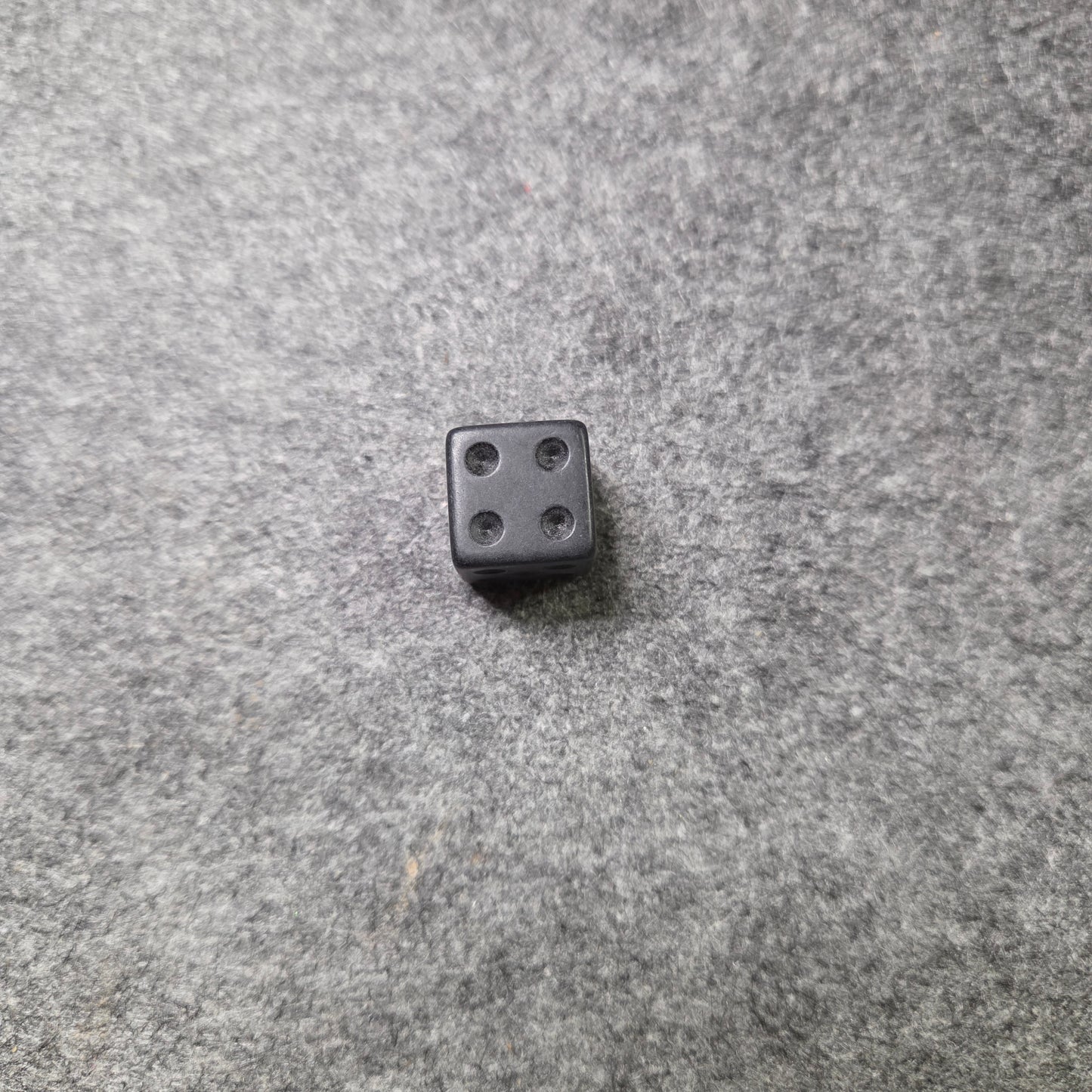 D6 Würfel schwarzmatt