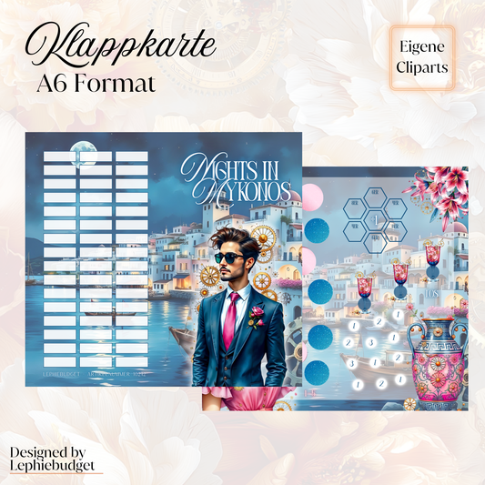 Nights in Mykonos / Klappkarte