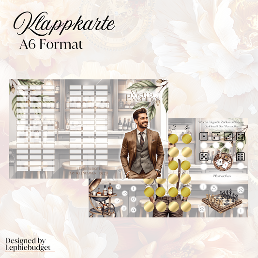 Mens Evening / Klappkarte